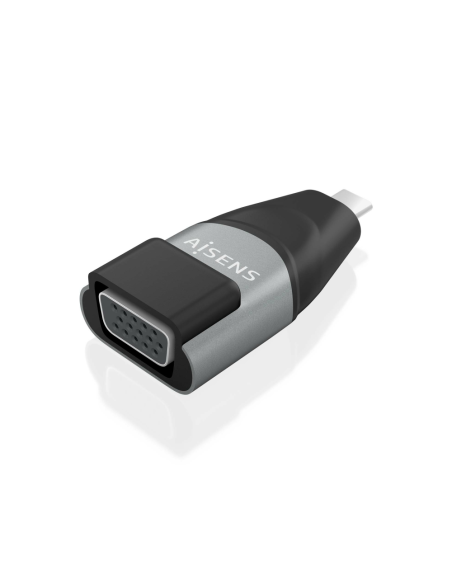 AISENS A109-0863 cambiador de género para cable USB C Negro, Gris