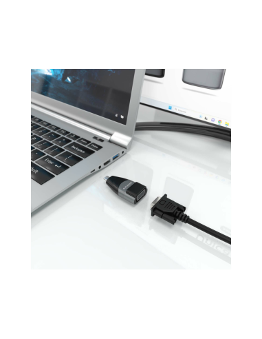 AISENS A109-0863 cambiador de género para cable USB C Negro, Gris