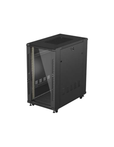 Lanberg FF01-6022-12B armario rack 22U Rack o bastidor independiente Negro