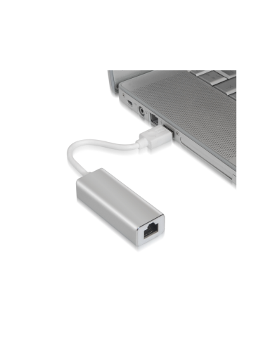 AISENS A106-0049 cambiador de género para cable RJ-45 USB 2.0 Type-A Plata, Blanco