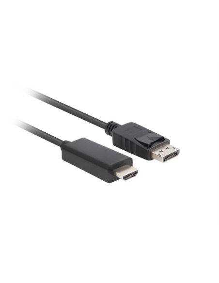 Lanberg CA-DPHD-11CC-0050-BK cambiador de género para cable DisplayPort HDMI Negro