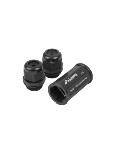 Lanberg AD-RJ45-OS6-IP67 cambiador de género para cable RJ-45 Negro