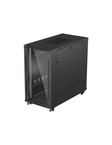 Lanberg FF01-6222-12B armario rack 22U Rack o bastidor independiente Negro