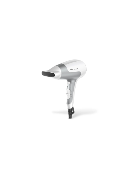 Braun HD580 secador 2500 W Plata, Blanco