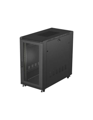 Lanberg FF01-6222-23B armario rack 22U Rack o bastidor independiente Negro