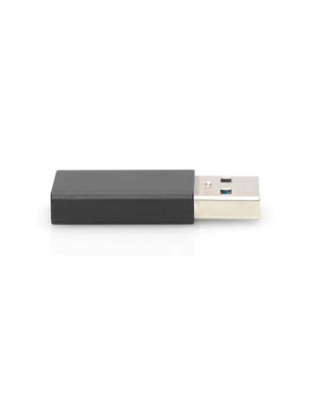 Ewent EW9650 cambiador de género para cable USB Type-A USB Type-C Negro