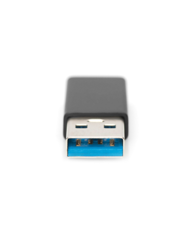 Ewent EW9650 cambiador de género para cable USB Type-A USB Type-C Negro