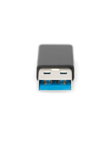 Ewent EW9650 cambiador de género para cable USB Type-A USB Type-C Negro