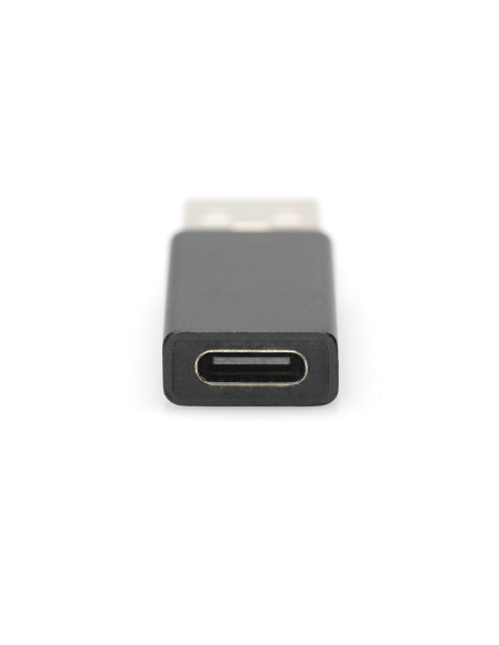 Ewent EW9650 cambiador de género para cable USB Type-A USB Type-C Negro