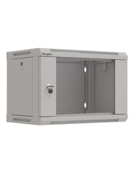 Lanberg WF03-5306-10S armario rack 6U Bastidor de pared Gris