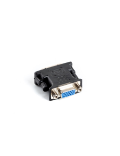 Lanberg AD-0012-BK cambiador de género para cable DVI-I VGA (D-Sub) Negro