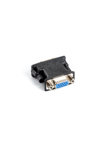 Lanberg AD-0012-BK cambiador de género para cable DVI-I VGA (D-Sub) Negro