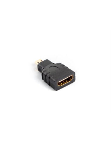 Lanberg AD-0015-BK cambiador de género para cable HDMI Micro HDMI Negro