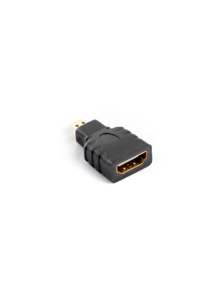 Lanberg AD-0015-BK cambiador de género para cable HDMI Micro HDMI Negro