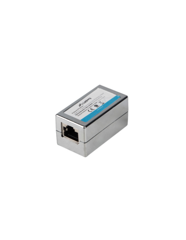Lanberg AD-RJ45-RJ45-OS6 cambiador de género para cable RJ-45 Plata