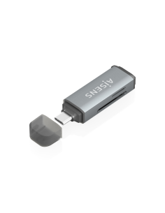 AISENS ASCR-2C10-GR lector de tarjeta USB 3.2 Gen 1 (3.1 Gen 1) Type-C