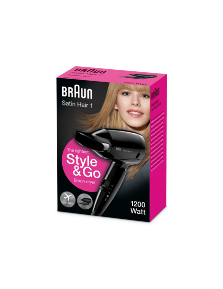 Braun HD130 secador 1200 W Negro