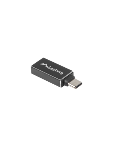 Lanberg AD-UC-UA-02 cambiador de género para cable USB 3.0 Type C USB 3.0 Type A Negro
