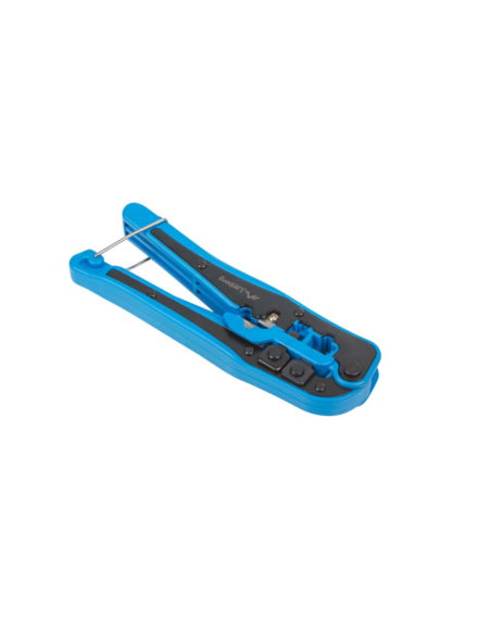 Lanberg NT-0202 crimpadora Herramienta para prensar Negro, Azul