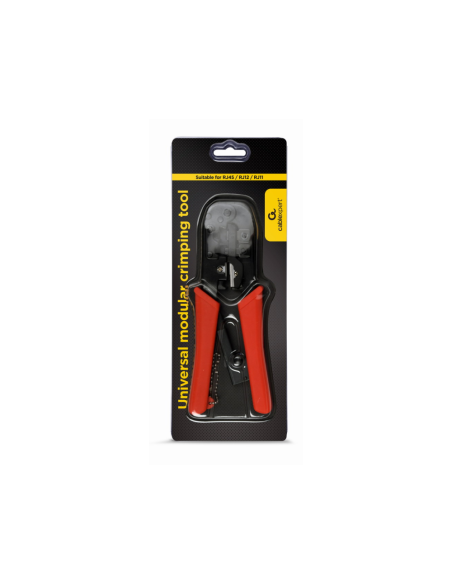 Gembird T-WC-02 crimpadora Negro, Naranja