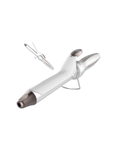 Cecotec Bamba SurfCare Curly Rizador de pelo Caliente Plata, Blanco