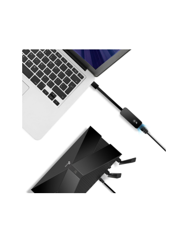 TP-Link UE306 base para portátil y replicador de puertos Negro