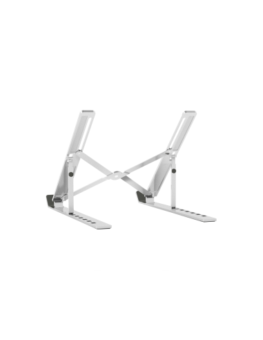AISENS Soporte de Sobremesa Ajustable para Portatil / Tablet, Plata