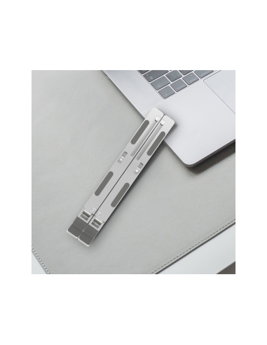 AISENS Soporte de Sobremesa Ajustable para Portatil / Tablet, Plata