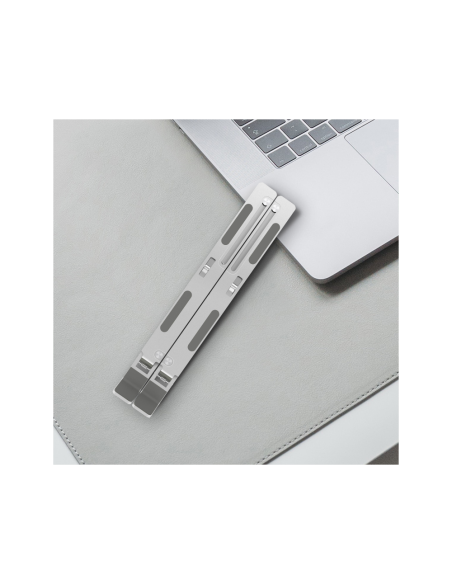 AISENS Soporte de Sobremesa Ajustable para Portatil / Tablet, Plata