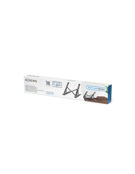 AISENS Soporte de Sobremesa Ajustable para Portatil / Tablet, Gris