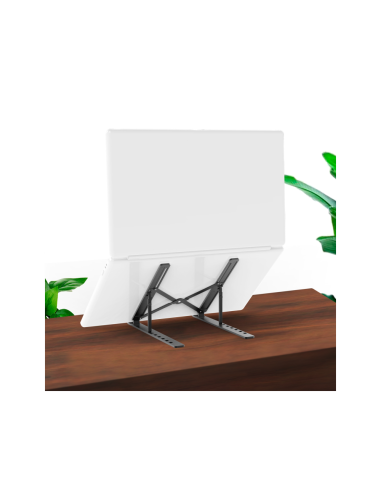 AISENS Soporte de Sobremesa Ajustable para Portatil / Tablet, Gris