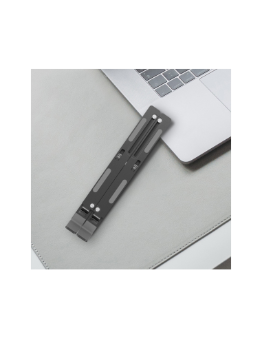 AISENS Soporte de Sobremesa Ajustable para Portatil / Tablet, Gris