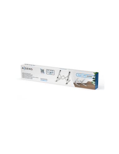 AISENS Soporte de Sobremesa Ajustable para Portatil / Tablet, Plata