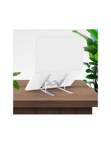 AISENS Soporte de Sobremesa Ajustable para Portatil / Tablet, Plata