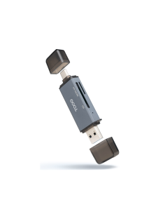 TooQ TQR-3001G lector de tarjeta USB 3.0 Type-A/Type-C