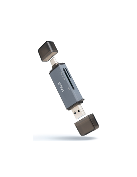 TooQ TQR-3001G lector de tarjeta USB 3.0 Type-A/Type-C