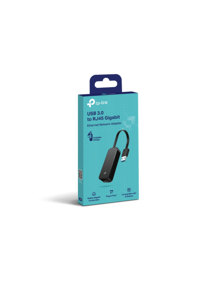 TP-Link UE306 base para portátil y replicador de puertos Negro