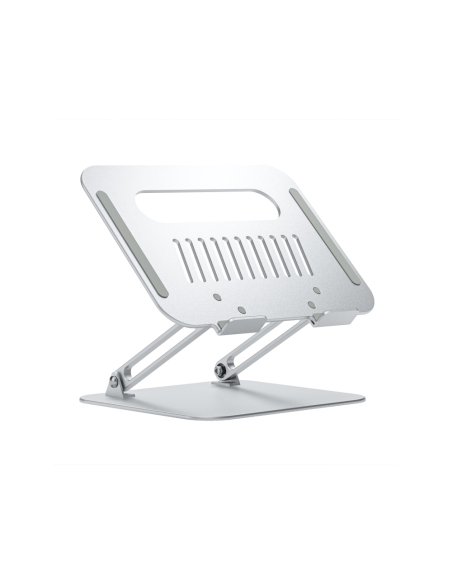 AISENS Soporte de Sobremesa XL 10-17 Ajustable para Portatil / Tablet, Plata