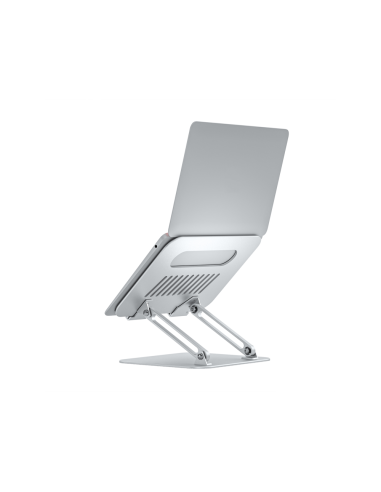 AISENS Soporte de Sobremesa XL 10-17 Ajustable para Portatil / Tablet, Plata