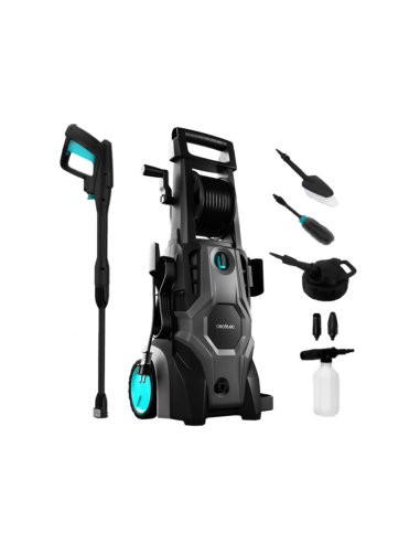 Cecotec HydroBoost 2400 AdvanceClean Limpiadora de alta presión o Hidrolimpiadora Vertical Eléctrico 480 l/h 2400 W Negro, Gris