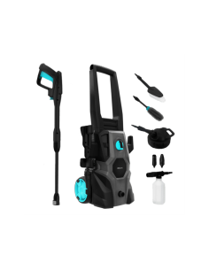 Cecotec 08137 Limpiadora de alta presión o Hidrolimpiadora Vertical Eléctrico 468 l/h 1600 W Negro, Gris