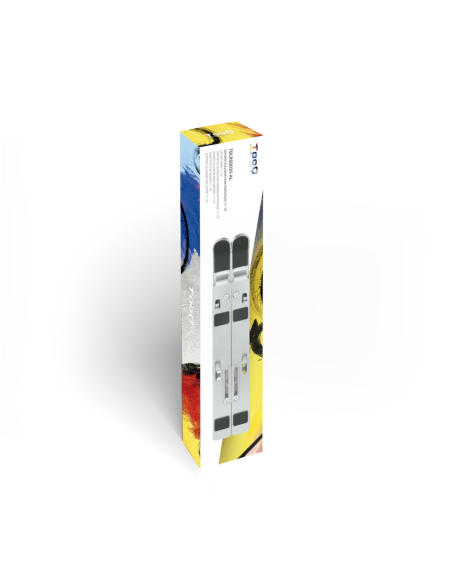 TooQ Soporte Elevador para Portátiles, Tablets, Móviles y Libros, Plata