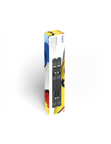 TooQ Soporte Elevador para Portátiles, Tablets, Móviles y Libros, Gris