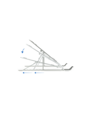 TooQ TQLRS0033-AL soporte para ordenador portátil Soporte para ordenador portátil y tableta Plata 38,1 cm (15")