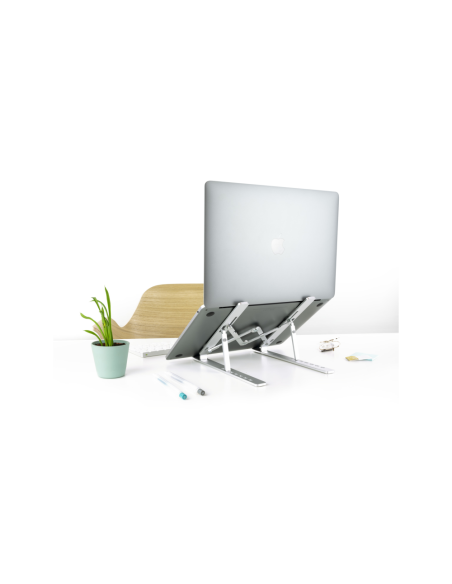 TooQ TQLRS0033-AL soporte para ordenador portátil Soporte para ordenador portátil y tableta Plata 38,1 cm (15")