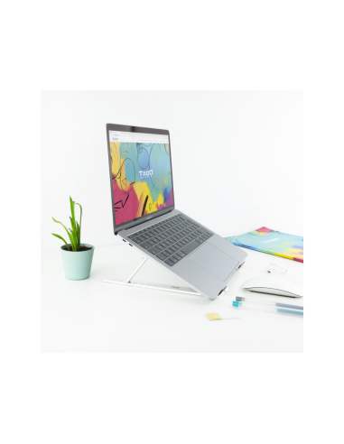 TooQ TQLRS0033-AL soporte para ordenador portátil Soporte para ordenador portátil y tableta Plata 38,1 cm (15")