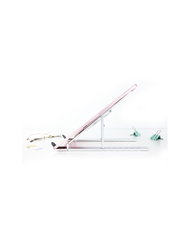 TooQ TQLRS0033-AL soporte para ordenador portátil Soporte para ordenador portátil y tableta Plata 38,1 cm (15")