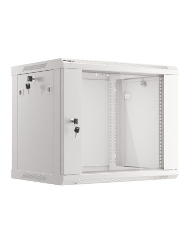 Lanberg WF01-6409-10S armario rack 9U Bastidor de pared Gris