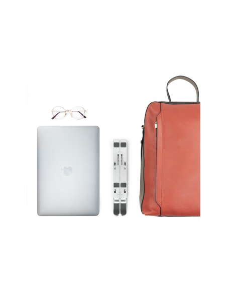 TooQ TQLRS0033-AL soporte para ordenador portátil Soporte para ordenador portátil y tableta Plata 38,1 cm (15")