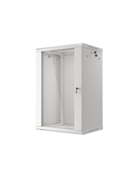 Lanberg WF01-6418-10S armario rack 18U Bastidor de pared Gris